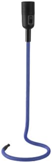 RGB LED Tischlampe, Kabel Design, blau, H 46,5 cm