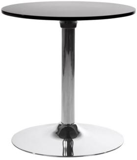 Designer Beistell Tisch aus dem Hause Casa Padrino ABS Höhe 60 cm, Tisch Durchmesser 60 cm Schwarz - Cafe Messe Hotel Praxis Kanzlei Einrichtung Beistelltisch
