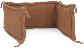 Jollein Nestchen Bettnestchen für Kinderbett 35x180 cm Bliss knit caramel