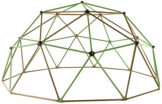 HOME DELUXE Klettergerüst MATTI - - Farbe: Grün/Bronze - ⌀ 305 cm - Belastbar bis 340 kg I Kletterturm Reckstangen Kinderspielzeug