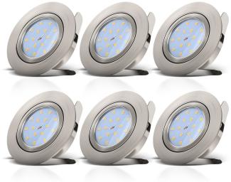 Einbau-Strahler Spots LED dimmbar ultra-flach Einbau-Lampe Leuchte Deckenleuchte