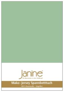Janine Mako-Jersey Spannbetttuch Spannbettlaken 100% naturreine Baumwolle 140-160cm x 200cm 26 lind