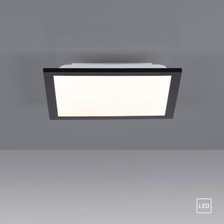 Leuchten Direkt 14740-18 FLAT LED Deckenleuchte schwarz 30x30cm 3000K