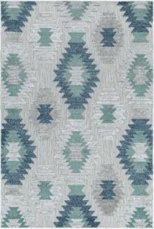 Outdoor Teppich Beatrice rechteckig - 160x230 cm - Blau