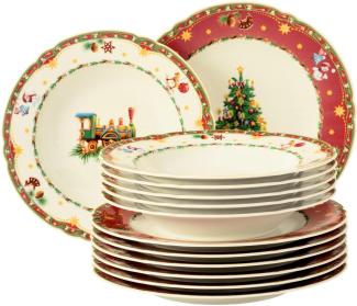 Geschirr-Serie Marieluise Weihnachtsnostalgie - Tafelservice 12tlg. Marieluise Weihnachtsnostalgie