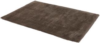 Teppich in Braun aus 100% Polyester - 230x160x3cm (LxBxH)