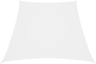 Sonnensegel Oxford-Gewebe Trapezförmig 4/5x4 m Weiß