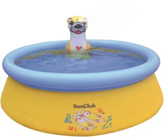 SunClub Planschbecken Wassersprühender Otter Pool Ø 150 x 41 cm
