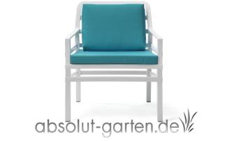 Gartenstuhl Aria (weiß grigio Sunbrella@)