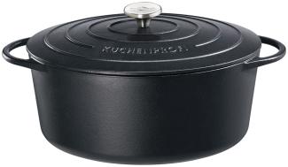 Küchenprofi Bratentopf oval, 40 cm classic black 402001040