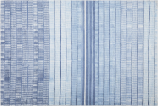 Teppich hellblau 160 x 230 cm Kurzflor YARDERE