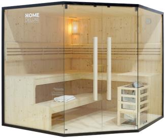 HOME DELUXE Traditionelle Sauna SHADOW - XL BIG, 200 x200 cm für 6 Personen