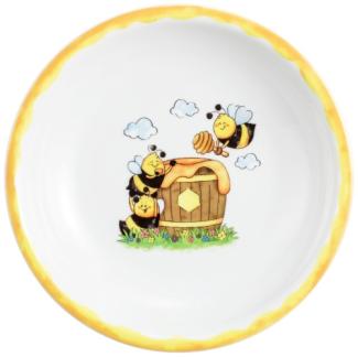 Kindergeschirr Fleißige Bienen - Suppenteller Fleißige Bienen