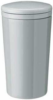 Stelton Thermobecher Carrie Light Grey, Trinkbecher, Edelstahl, Kunststoff, Grau, 400 ml, 361-1