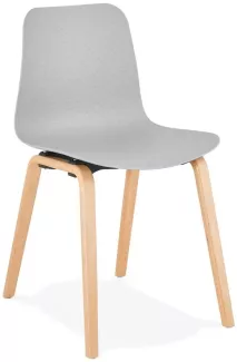 Kokoon Design Stuhl Monark Grau und Natur
