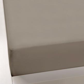 Formesse Jersey Spannbetttuch Bella Gracia | 120x200 - 130x220 cm | platin