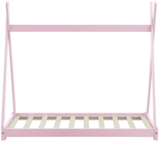 Kinderbett | Tipi | Lattenrost | 80x160 cm - Rosa