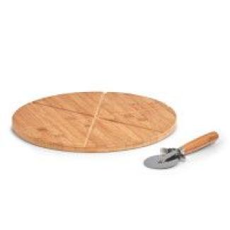 neuetischkultur Pizza-Set 2-teilig Bambus