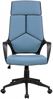 KADIMA DESIGN ZENTA Bürostuhl – ergonomisch, bequem & stabil für längere Arbeitstage. Farbe: Blau