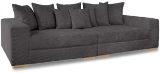 Adrian Big Sofa, Lincoln - Graubraun