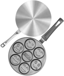 Pancakes-Bratpfanne + Ø23,5 cm Induktions-Adapterplatte
