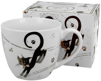 DUO ANIMALS Becher 460 ml CHARMING CATS New Bone China Porzellan