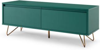 Lowboard Schublade Klappfach matt Sideboard Kommode Fernsehschrank TV Schrank