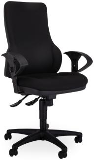 Topstar Action Star 1303 Schreibtischstuhl mit ergonomischer Rückenlehne - schwarz