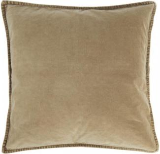 Ib Laursen Kissenbezug Velours Cognac (52x52cm) 6230-54