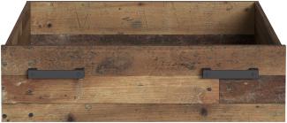 FORTE Clif Rollschublade für Bett, Holzwerkstoff, Braun, 84,1 x 24 x 67,4 cm