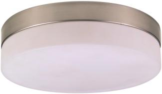 GLOBO Deckenleuchte LED Wohnzimmer Deckenlampe Rund 24 cm Flur Bad Küche 48402