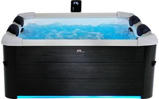 XXL Premium MSPA LED Whirlpool Outdoor Pool 160x160x65cm UVC OSLO 2024+APP+OZON