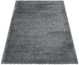 Soft-Shaggy Teppich FLUFFY LIGHTGREY 160 X 230cm Rechteck