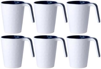 Kaffeebecher / Mug / Kaffee-Pott - Harmony Blue - Summer Edition 6er Set
