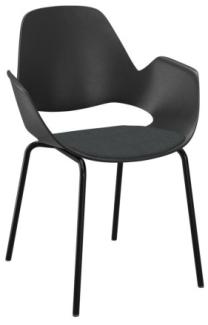 Aluminium-Stuhl FALK schwarz anthrazit