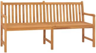 vidaXL Gartenbank 180 cm Massivholz Teak 316632