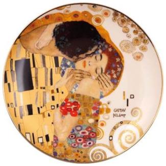 Goebel Wandteller Gustav Klimt - Der Kuss, Dekoteller, Artis Orbis, Fine Bone China, Bunt, 21 cm, 67071011