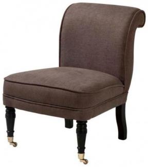 Casa Padrino Luxus Salon Stuhl Birkenholz Grau - Luxus Qualität