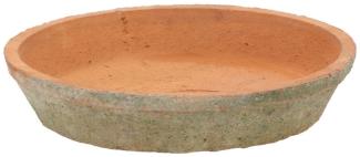 Rivanto® Aged Terracotta Blumentopf Untersetzer rund Ø23,5 cm, H4,5 cm Untersetzer für Blumentopf