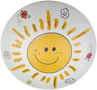 Fröhliche LED Deckenschale SUNNY Deckenleuchte (Ø 35cm) mit bruchsicherem Schirm