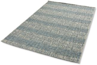 Teppich in blau aus 100% Polypropylen - 230x160x0,5cm (LxBxH)