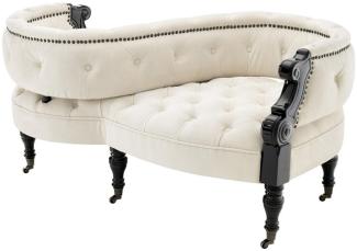 Casa Padrino 2-seitiges Sofa auf Rollen 130 x 70 x H. 66 cm