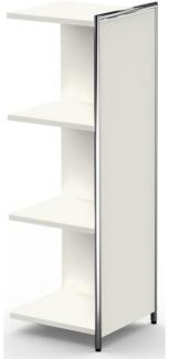 Sideboard / Raumteiler 3 OH, Artline, 39x38x115cm, Weiß