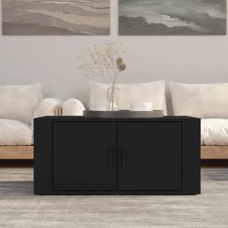 vidaXL Couchtisch Schwarz 80x50x36 cm Holzwerkstoff