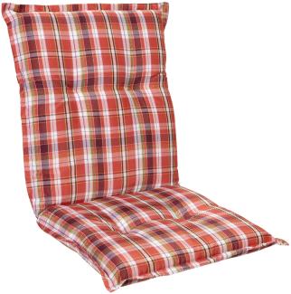 Prato Polsterauflage Sesselauflage Gartenstuhl PE 50x100x8cm Rot / Weiß