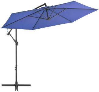 vidaXL Ampelschirm mit Alu-Mast 300 cm Blau