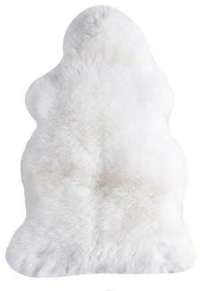 Schaffell natur weiß, ca. 60 x 85 cm