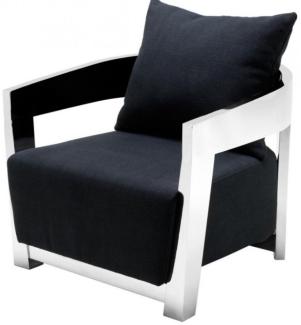 Casa Padrino Luxus Art Deco Sessel - Luxus Qualität