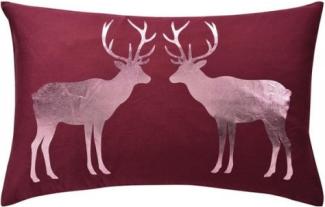 Pad Kissenhülle Forrest Bordeaux Rot (40x60cm) 10931