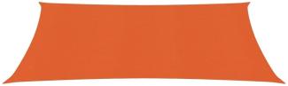 vidaXL Sonnensegel 160 g/m² Orange 2x3,5 m HDPE